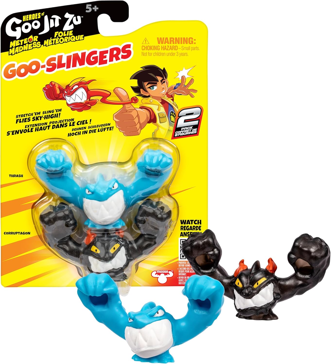 Goo Jit Zu - Meteor Madness Slingers 2 Pk (43095)