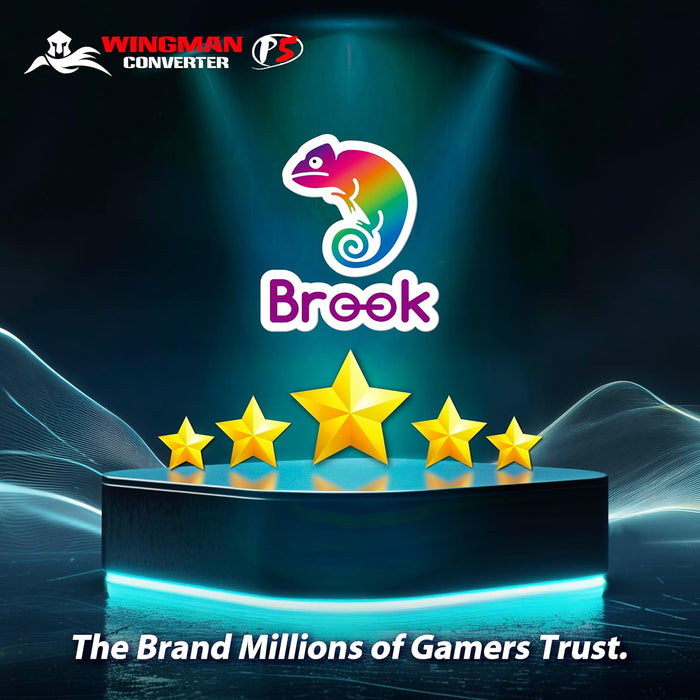 Brook Gaming - Wingman P5 - Black - 7.7 X 2.14 X 1.1 Cm