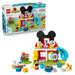 LEGO DUPLO Disney Mickey Mouse Clubhouse with Minnie & Pluto - Educational Fine Motor Skills Toy for Toddlers - incl. 3 Figures & Toodles - Gift for 2+ Year Old Boys & Girls - 10465