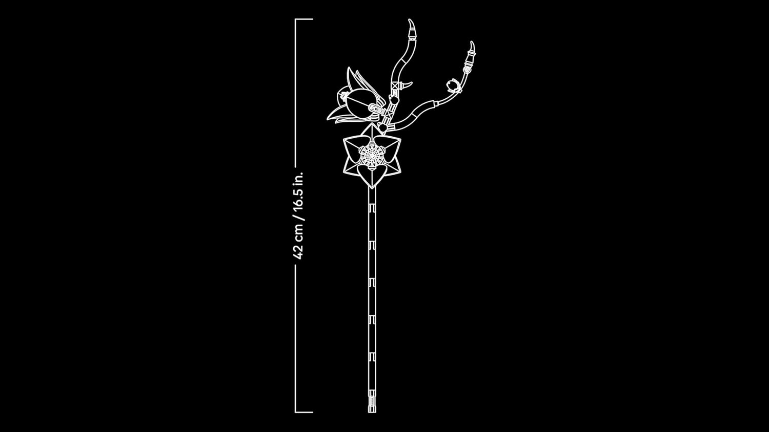 LEGO Botanicals Magnolia Branches - Artificial Flowers Set for Adults - 5 Faux Magnolias for Living Room or Bedroom Decor - DIY Gift Idea for Women - 11510
