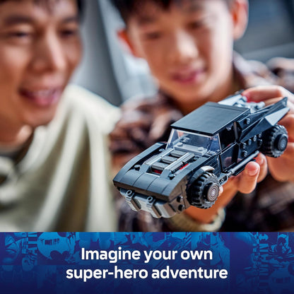 LEGO DC The Batman Batmobile Car Toy - Collectible Superhero Model Kit w/a Minifigure & Golden Coin - Birthday Gift for 9+ Year Old Boys & Teenage Movie Fans - 76332