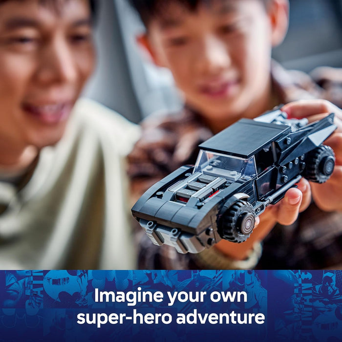 LEGO DC The Batman Batmobile Car Toy - Collectible Superhero Model Kit w/a Minifigure & Golden Coin - Birthday Gift for 9+ Year Old Boys & Teenage Movie Fans - 76332