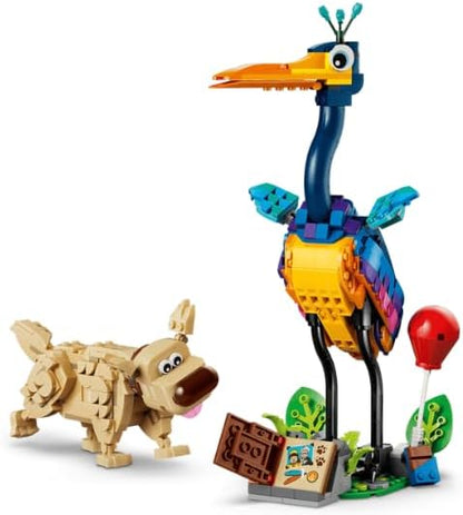 LEGO|DISNEY PIXAR Kevin & Dug Figures - Toy Golden Retriever Dog & Exotic Bird - DIY Kids' Bedroom Decor Idea - Birthday Gift for 9+ Year Old Girls & Up Movie Fans - 43290