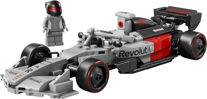 LEGO Speed Champions Audi Revolut F1 Team R26 Race Car Toy - Model Kit w/Collectible Driver Minifigure - Birthday Gift for 10+ Year Old Boys and Teenage Motorsport Fans - 77259