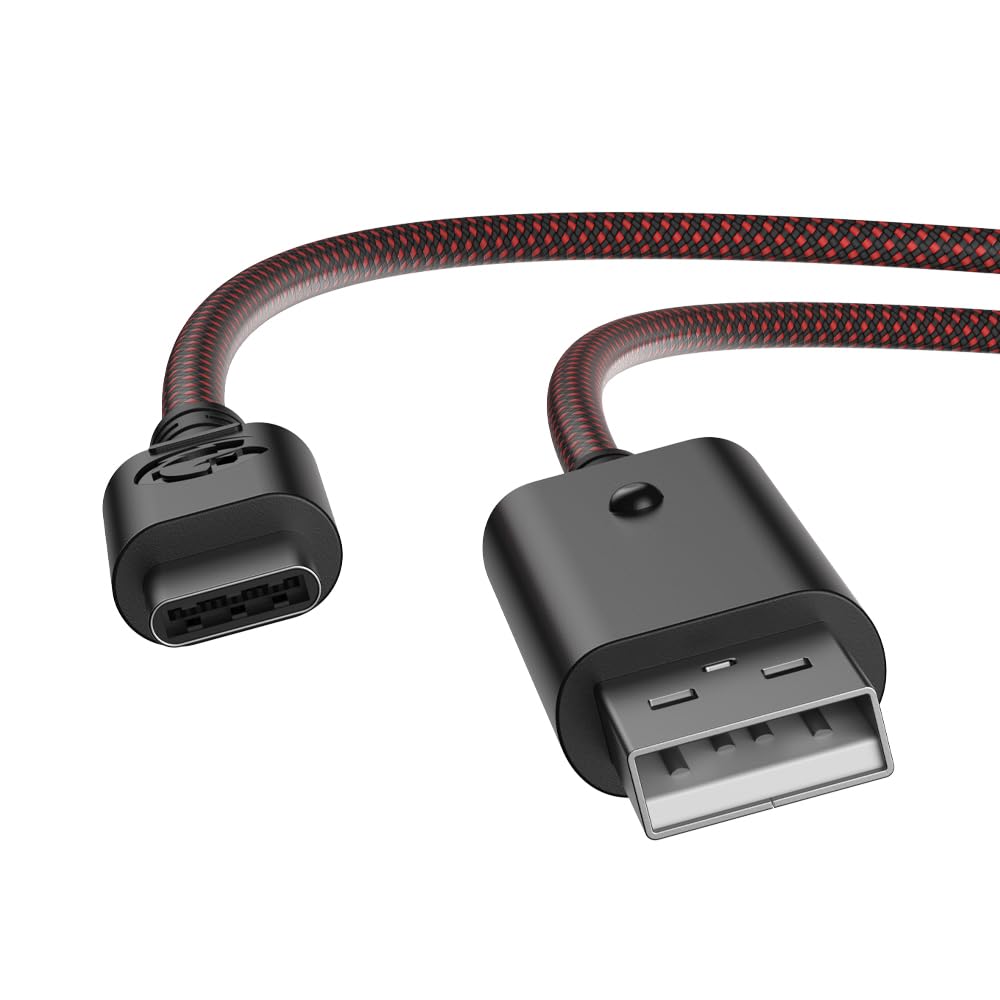 GameSir USB-C-kabel voor G7 SE, G7, T4 Kaleid (zwart en rood)