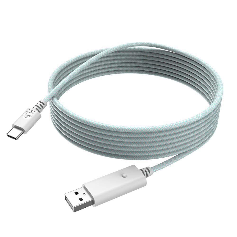 GameSir USB-C-kabel voor G7 SE, G7, T4 Kaleid (wit en cyaan)