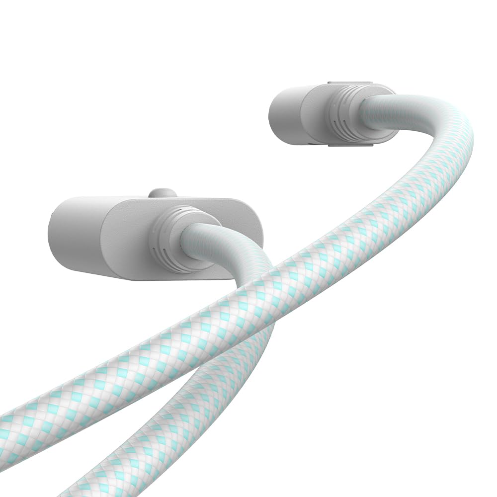GameSir USB-C-kabel voor G7 SE, G7, T4 Kaleid (wit en cyaan)