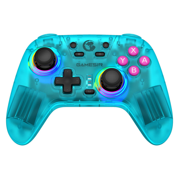 GameSir Nova Wireless Pro Controller for Switch/Lite/OLED, Switch Controller with Hall-Effect JoySticks, RGB LED, Turbo, Programmable, Motion Control, Wake Up Function(Green