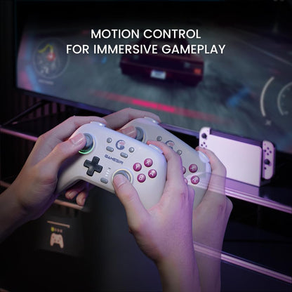 GameSir Nova Wireless Pro Controller for Switch/Lite/OLED, Switch Controller with Hall-Effect JoySticks, RGB LED, Turbo, Programmable, Motion Control, Wake Up Function(Green
