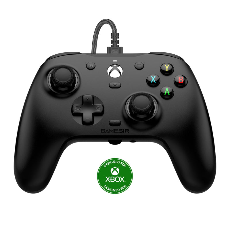 GameSir G7 HE Controller met kabel, officieel gelicentieerd voor Xbox Series X|S, Xbox One, Windows 10|11, PC, gaming-controller met hal-effect sticks (zwart)