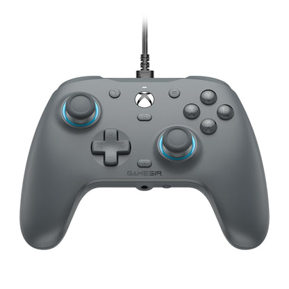 GameSir G7 SE bekabelde controller voor Xbox Series X|S, Xbox One en Windows 10/11, plug-and-play gaming-gamepad met Hall-effect-joysticks/Hall-trigger, 3,5 mm audio-aansluiting - grijs