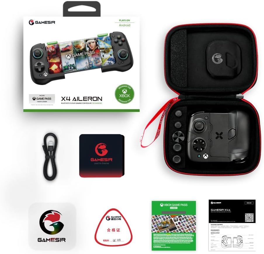 Gamesir - X4A Mobile Gaming Controller - Black