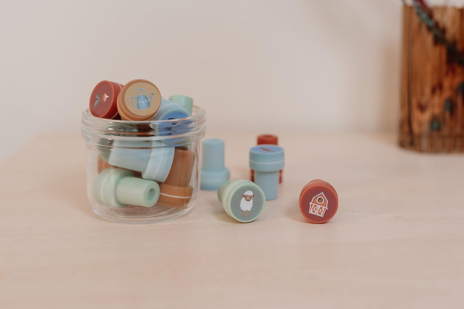 Bambolino Toys - Little Dutch Stempels Little Farm - 16st.