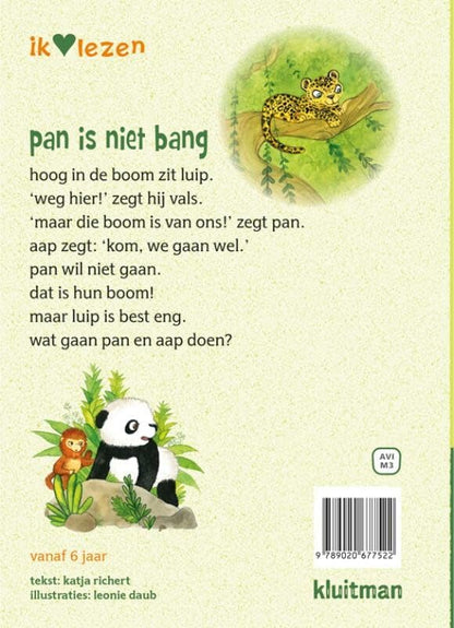 Uitgeverij Kluitman - Pan is Niet Bang AVI M3