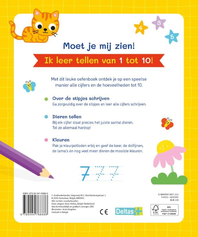 4-6 jr.: Ik leer de cijfers van 1 tot 10!