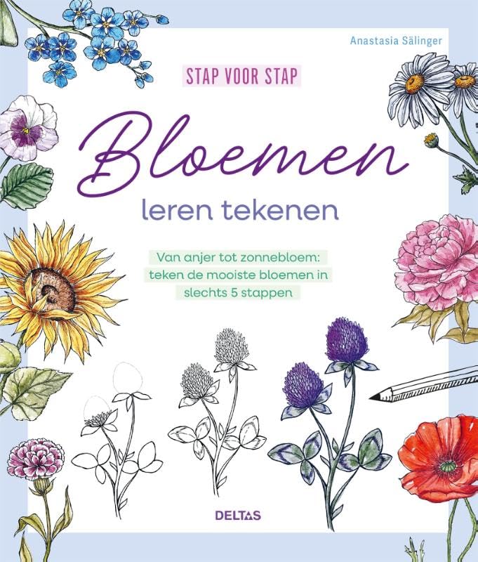 Deltas - Stap Voor Stap Bloemen Leren Tekenen