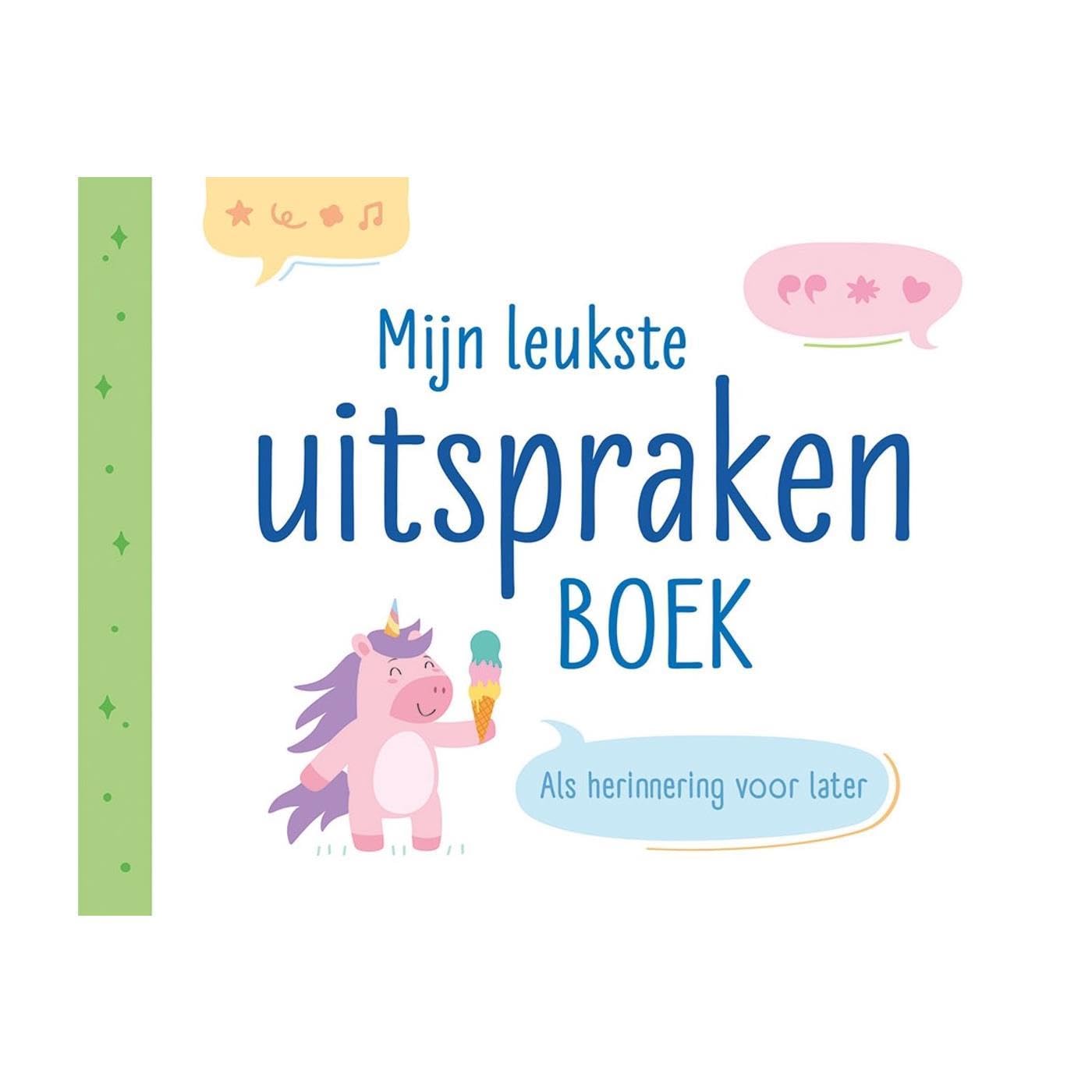 Mijn leukste uitspraken boek: Als herinnering voor later