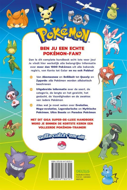 Deltas - Pokemon Het giga super de luxe handboek