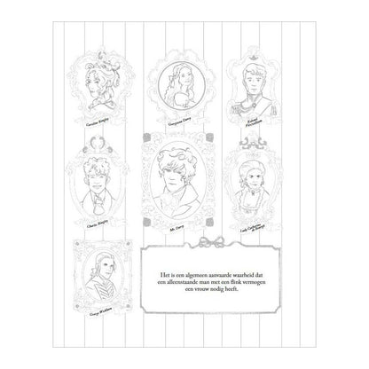 Deltas - Pride & Prejudice Kleurboek Voor Volwassenen