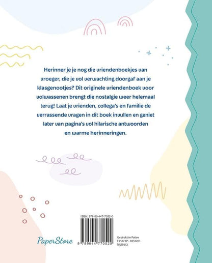 Deltas - Het enige echte vriendenboek voor volwassenen