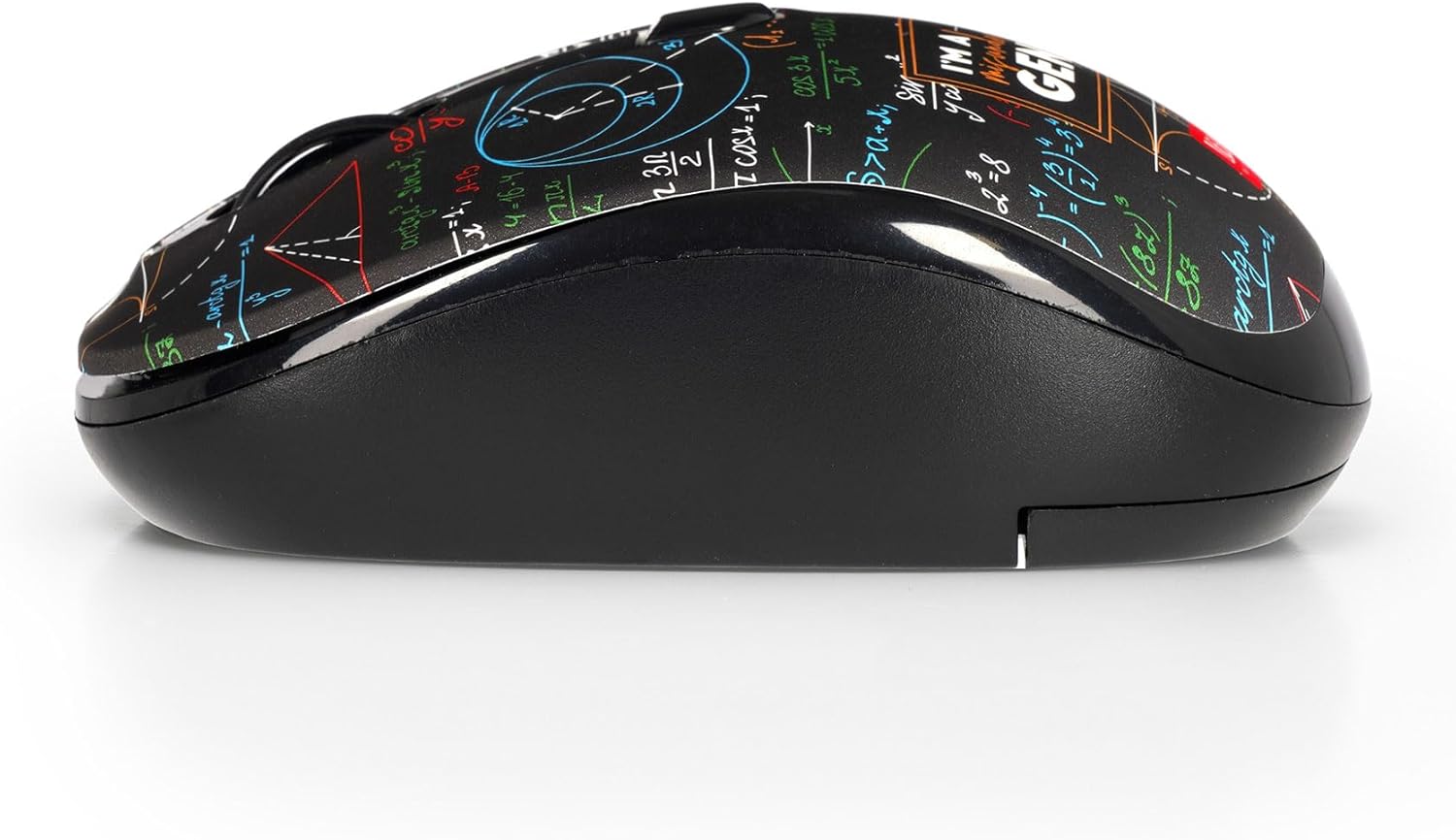 Legami - Wireless Mouse with Ultra Compact USB Receiver, Genius Theme, 3 Speed Options, ABS Material, Wireless Connection up to 10 m