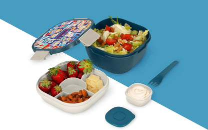 Lunch Box - Travel - Stickers - 1700 Ml