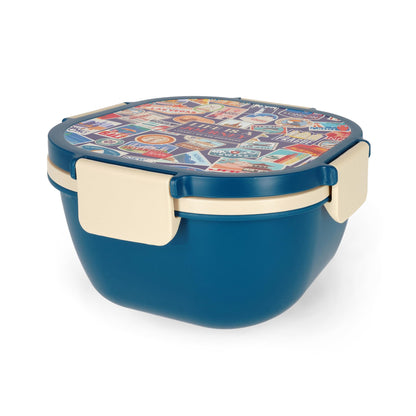 Lunch Box - Travel - Stickers - 1700 Ml