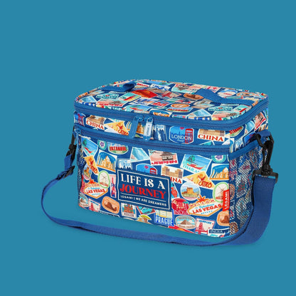Lunch Bag - Travel - Stickers - 7,7 L