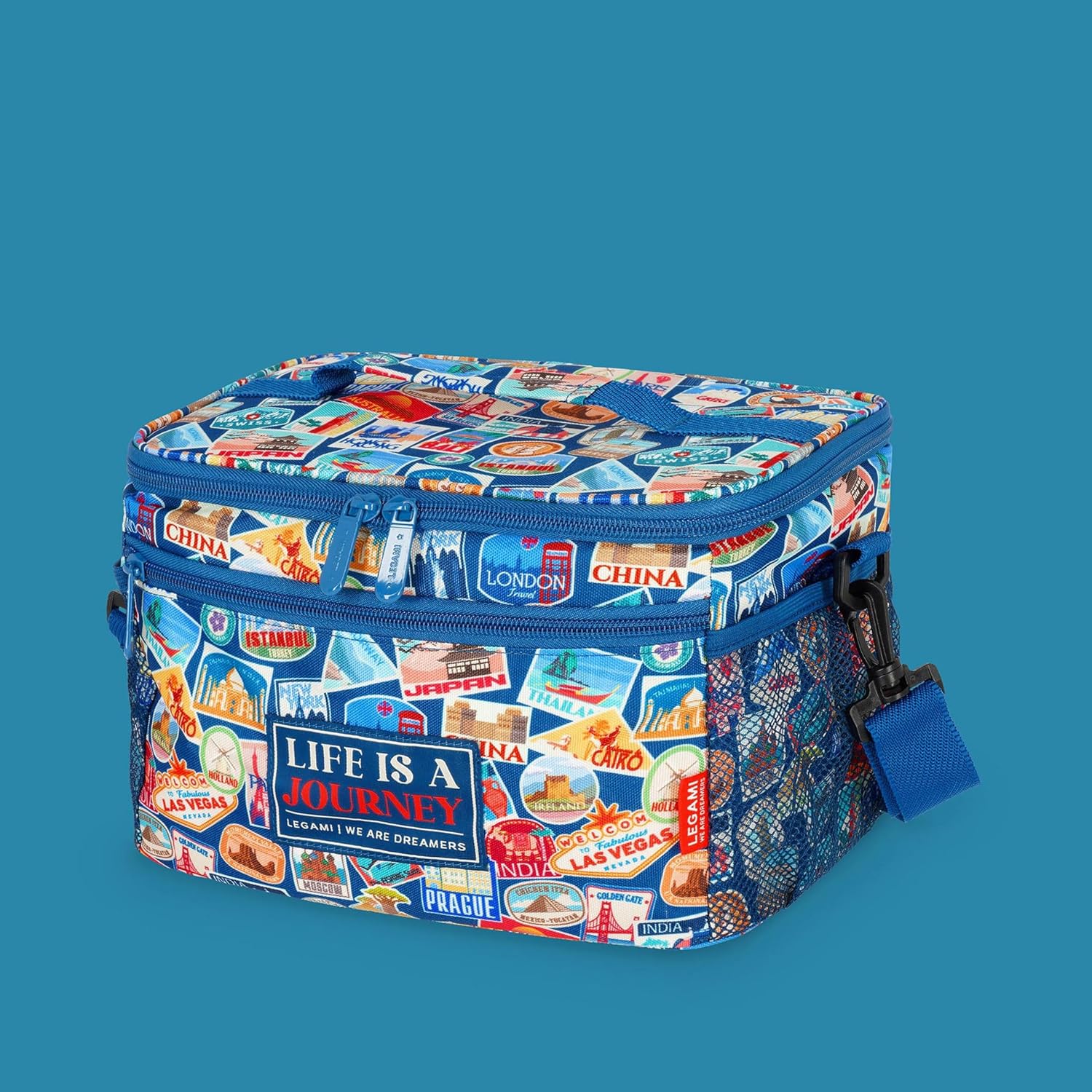 Lunch Bag - Travel - Stickers - 7,7 L