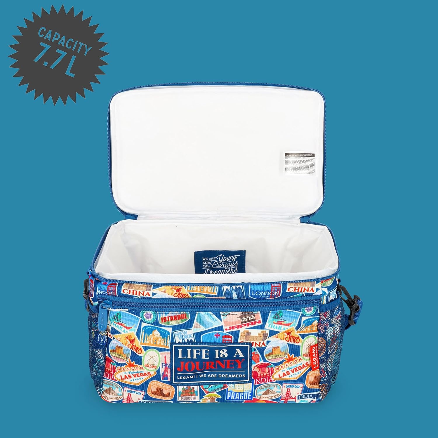Lunch Bag - Travel - Stickers - 7,7 L