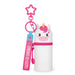 Legami - Mini Kawaii Unicorn Keyring Coin Purse with Spiral Ring, Carabiner and Wrist Strap, Silicone, 5 x 12 x 5 cm