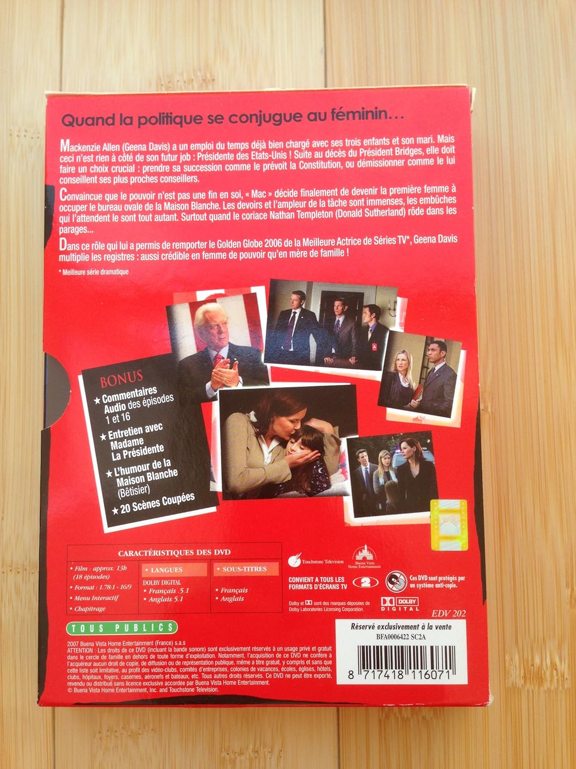Commander In Chief, Saison 1 - Coffret 5 Dvd - [Dutch Import]