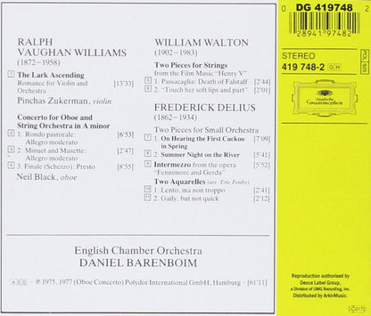 `Vaughan Williams, Delius, Walt`