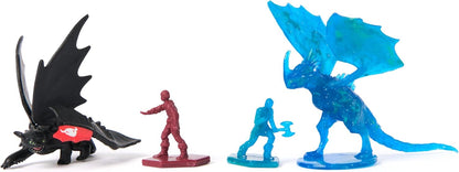 DreamWorks Dragons, Drachenzähmen leicht gemacht - Trial of Flame, Drachen-Arena Spielset, Feuerturm mit Drachen- und Wikingerfiguren, spannendes Abenteuer- und Rollenspiel für Kinder ab 4 Jahren