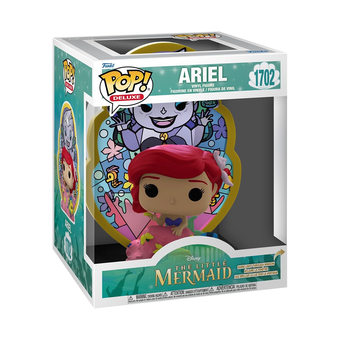 Funko POP! Deluxe: Little Mermaid - Ariel - (Glass) - Collectable Vinyl Figure - Gift Idea - Official Merchandise - Toys for Kids & Adults - Movies Fans - Model Figure for Collectors and Display