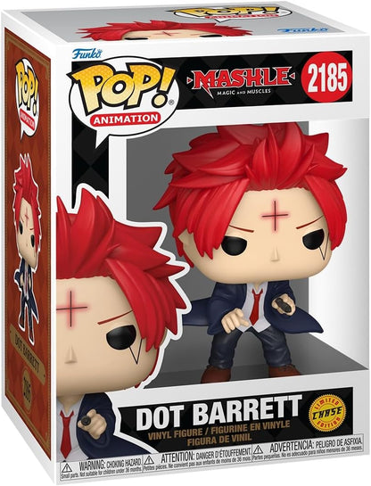 Funko POP! Animation: Mashle: Magic and Muscles - Dot Barrett - 1 in 6 chance of receiving the rare Chase variant - Styles may vary - Collectable Vinyl Figure - Gift Idea - Official Merchandise