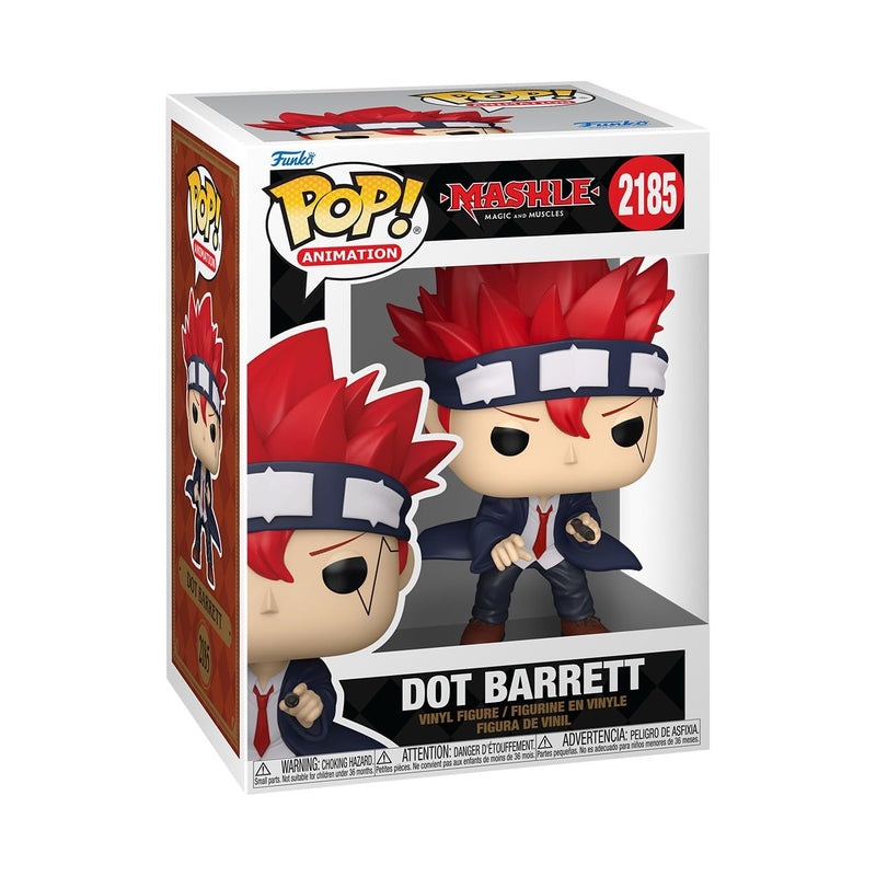 Funko POP! Animation: Mashle: Magic and Muscles - Dot Barrett - 1 in 6 chance of receiving the rare Chase variant - Styles may vary - Collectable Vinyl Figure - Gift Idea - Official Merchandise