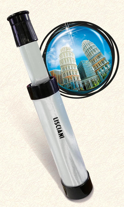 Lisciani - I'M A GENIUS - Micro-Telescope - Toy for Scientific Experiments for Children aged 7 and over - Portable Telescope - High Resolution - Super 8x Zoom - Birthday Gift Idea