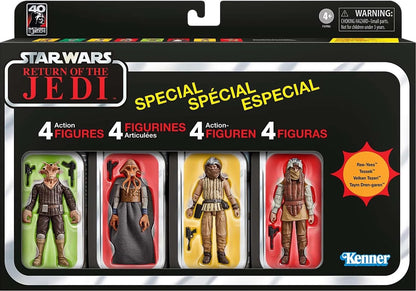 Star Wars The Vintage Collection, Jabba’s Court Denizens, Le Retour du Jedi, Pack de 4 Figurines, échelle de 9,5 cm