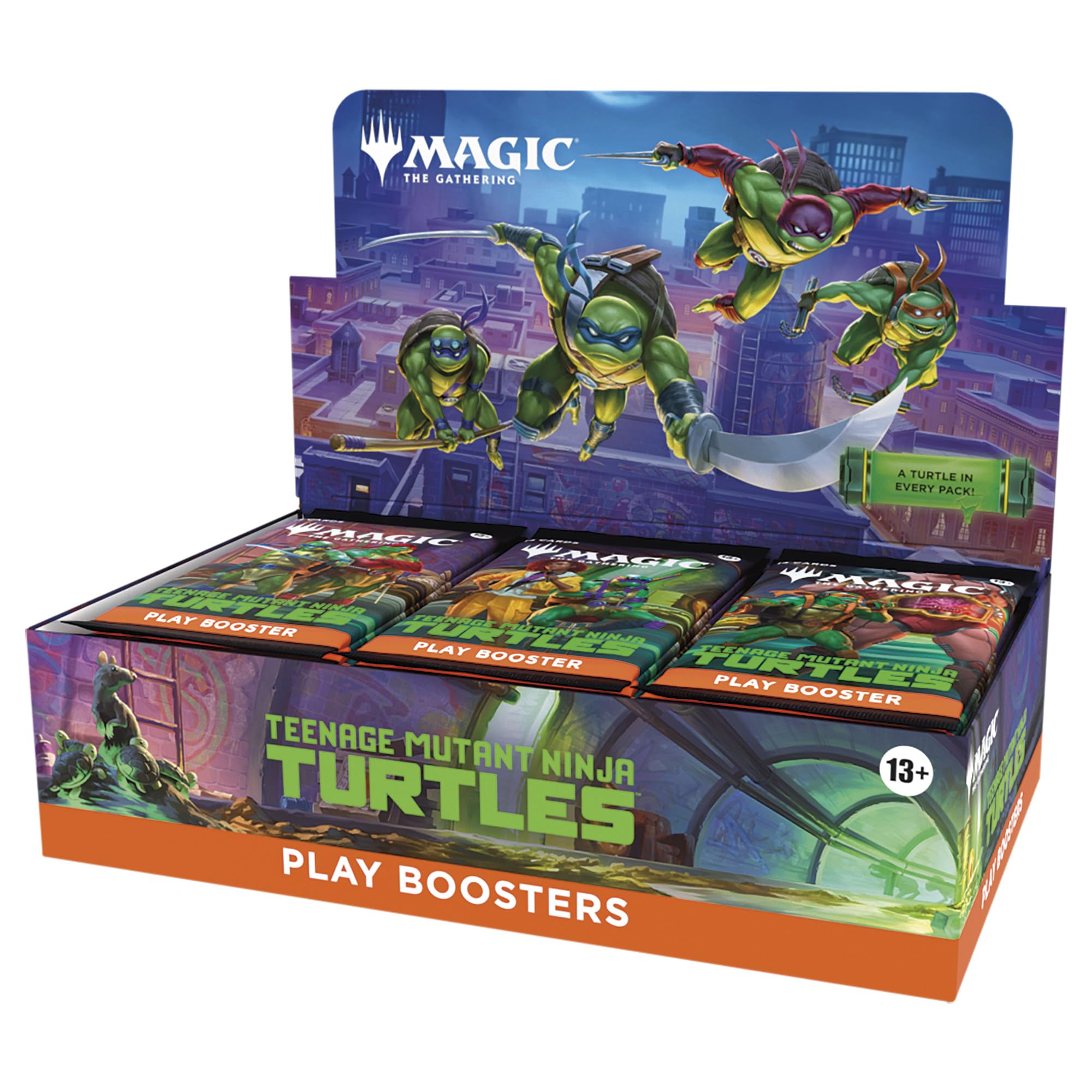 Magic: The Gathering | Kriegerische Ninja Schildkröten - Play Booster Box | 30 Pakete | Sammelkartenspiel