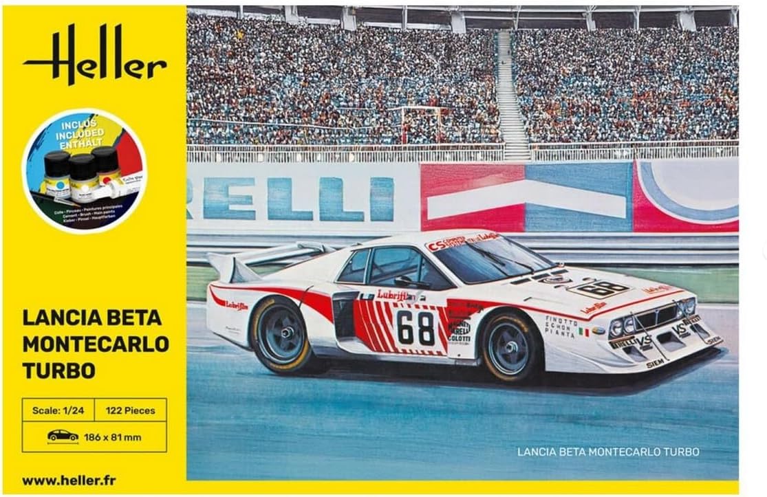 Heller 1:24 Gift Set - Lancia Beta Montecarlo Turbo