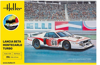 Heller 1:24 Gift Set - Lancia Beta Montecarlo Turbo