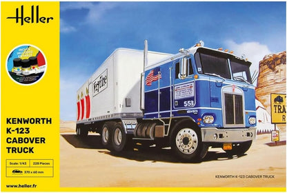Heller 1:43 Gift Set - K-123 Kenworth Cabover Truck