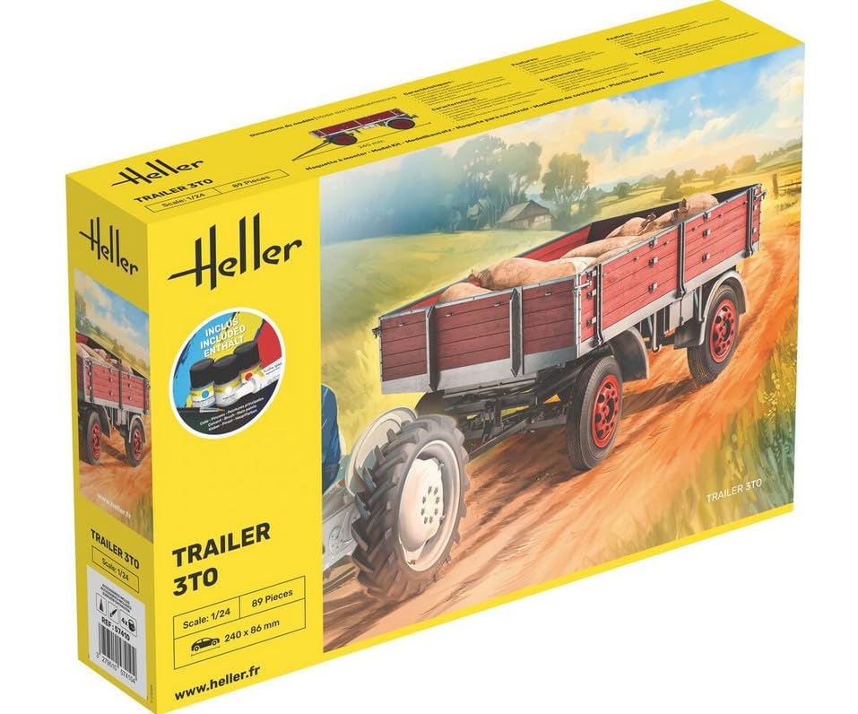 Heller 1:24 Gift Set - Trailer 3to