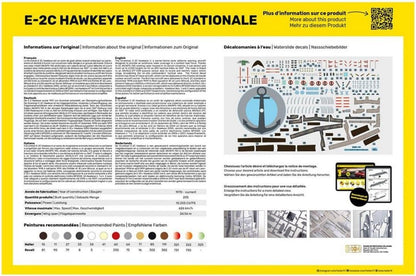 Heller 1:72 Gift Set - E-2C Hawkeye Marine Nationale