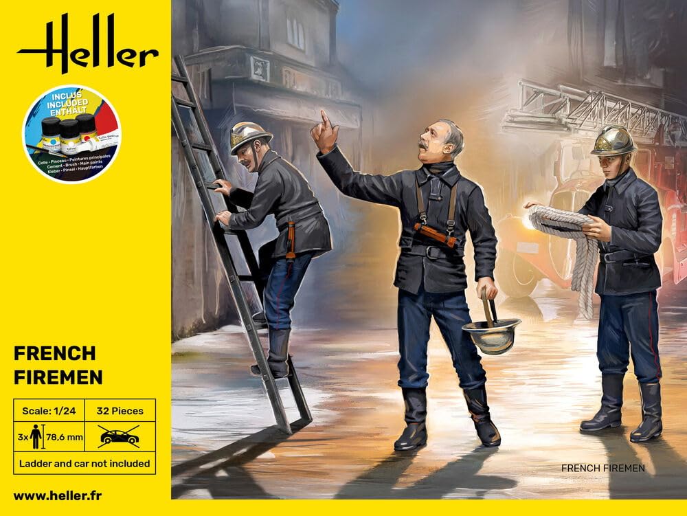 heller 58753 Model Starter Kit FIGURINES FRENCH FIGURINES 1/24