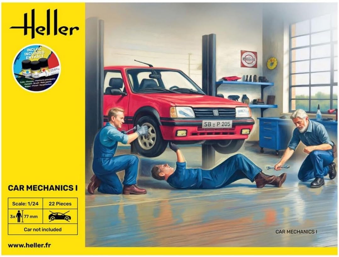 Heller 1:24 Gift Set - Car Mechanics I