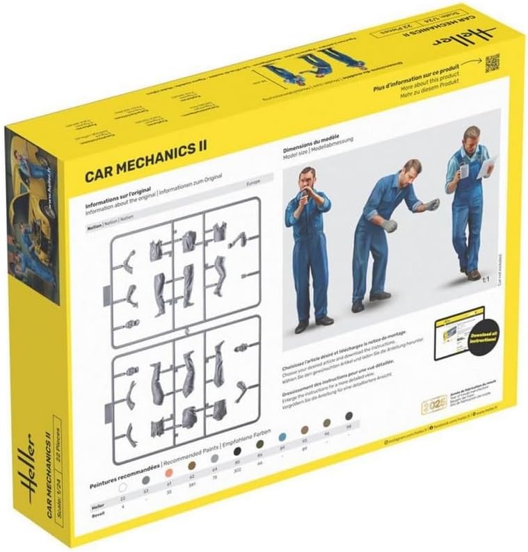 Heller 1:24 Gift Set - Car Mechanics II