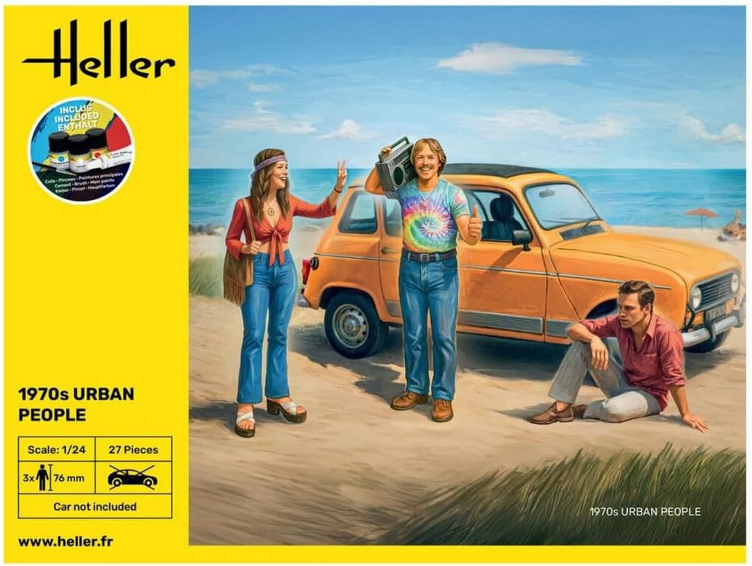 Heller 1:24 Gift Set - 1970s Urban People
