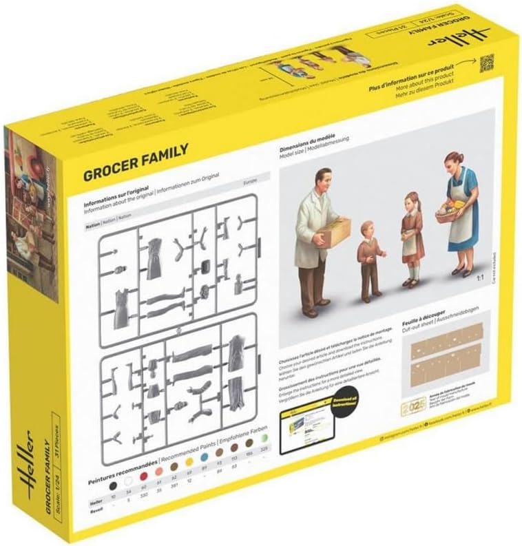 Heller 1:24 Gift Set - Grocer Family